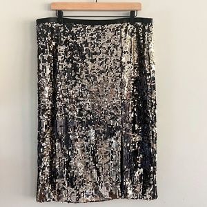 Nine West Sequin Skirt XL NWT